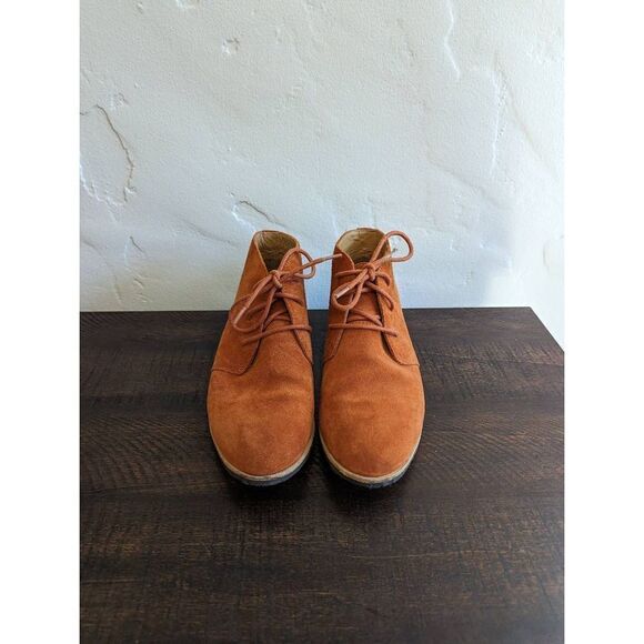 Clarks Originals Women's Phenia Suede Desert Rust Ankle Boot - Size 8.5 - Picture 3 of 10